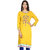 Kanchan Collections Cotton Straight Solid Designer Stitched Kurti