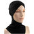Hijab CRISS CROSS Ninja BLACK Under Scarf Abaya Head Cover Women Stole Burqa Hair Ladies Chemo Cap Hat