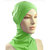 Hijab CRISS CROSS Ninja LIGHT GREEN Under Scarf Abaya Head Cover Women Stole Burqa Hair Ladies Chemo Cap Hat