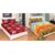 Home Berry Fusion Polycotton 2 Double Bedsheet With 4 Pillow Covers (HCHB-26)