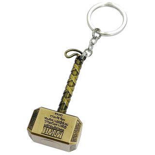 Jharjhar Marvelthor Golden Hammer Key Chain