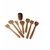 Onlineshoppee Wooden Kitchen Set of 8 Including Wooden Barrel Shaped Stand