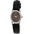 Q&Q Quartz Black Round Women Watch Q859-302Y