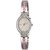 Sonata Quartz White Oval Women Watch 2468SM05