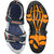 Mesha Density Men D-5 Navy-Orange Sports Sandal