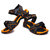 Mesha Density Men D-3 Orange Sports Sandal