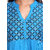 Mytri Royal Blue Ps Anarkali Printed Long Kurta