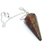 Unakite Crystal Faceted Cone Shape Dowser