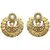 OM Jewells Gold Plated White  Gold Alloy Dangle Earrings For Women
