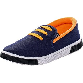 Buy Birdy Men'S Blue Orange Lofar Shoes Online @ ₹499 from ShopClues