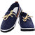 Birdy Men'S Blue Brown Lofar Shoes