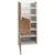 Couchette 4003A2134A00 Clair Shoe storage cabinet - dcor white / natural oak facades