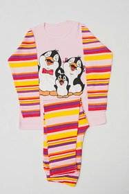 JUMPIN JAMMIES KIDS NIGHTWEAR / PINK / PINK PENGUIN / UNISEX / BOYS / GIRLS /