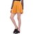 Rigo Yellow Solid Casual Skirt for Women