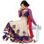 Sancom Cream Semi Stitched Georgette Anarkali Salwar Suit-100028