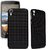 RSC POWER+ 360 Protection Premium Dotted Designed Soft Rubberised Back Case Cover For  HTC Desire 828 -Black