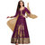 Sancom Purple Semi Stitched Faux Georgette Anarkali Salwar Suit-100021