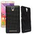 RSC POWER+ 360 Protection Premium Dotted Designed Soft Rubberised Back Case Cover For  Gionee M5 plus -Black