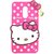 Style Imagine Hello Kitty 3D Designer Back Cover For Redmi Note 4 - Pink