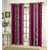 Kalaa Synthetic Purple Door Curtain (Pack of 4)