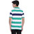 Edberry Men's  Green  White Striped Polo Neck T-Shirt