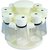 Magikware Ivory Spice Rack Revolving 8 Container Set