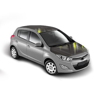 Buy Autographix Hyundai I20 Car Bonnet Wrap Roof Wrap Combo Square Play Grey Online 7446 From Shopclues