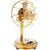 Fashion Bizz Metal Antique Fan(handicraft) for home decor working with battery and Nokia standard charging point- (10 cm