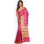 Pink and Golden Kanchipuram Silk Saree with Blouse