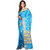 Blue and Golden Kanchipuram Silk Saree with Blouse