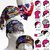 Fashno  Unisex Bandana Multi Scarf Headwear- Pack of 1(Random Colour  Design)
