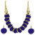 Jewels Gold Ethnic Non-Precious Classic Pom Pom Necklace Set For Women  Girls