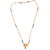 CHRISHAN GOLD PLATED AMERICAN DIAMOND MULTICOLOR MANGALSUTRA FOR WOMEN.
