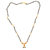 CHRISHAN Gold Plated Multicolor Alloy With chain for Women