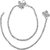 Beadworks Oxidized Silver Anklet For Women (AKL-68)