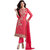 Vaikunth Fabrics Light Pink Colour Embroiderd Chanderi Cotton Party Wear Salwar Suit (Unstitched)