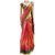 Glory sarees Crimson Silk Embroidered Saree With Blouse