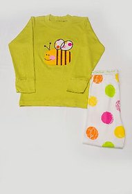 JUMPIN JAMMIES KIDS NIGHTWEAR / SLEEP WEAR / NIGHT SUIT / GREEN / BOYS / BUMBLE BEE