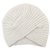 Women's Knitted Turban Hat White