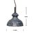 AH  Grey Color Geometrical Design Iron Pendant Hanging Lamp ( Pack of 1 )