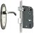 Spider Steel Mortice Key Lock Complete Set With Black Silver Finish (S412M BS + RML4)