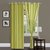 iLiv Green Solid Plain Long Door Curtain  Set Of 2   9Ft