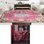 Luxmi combo of Decoravtive Multipurpose Fridge Top Cover and center table cover - Multicolor