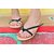 Some Thing Pink Women's Black Flats