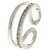 Anuradha Art Silver Finish Studded Shimmering Stone Finger Ring For Women,Girls