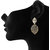Om Jewells Fashion Jewellery Jhali Work Leaf Shape Dangle Earrings for Women and Girls ER1000043