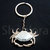 Crab Shape Metal Keychain movable legs premium quality with Best Collectible