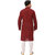 abc garments Men's Kurta and Pyjama Set maroon
