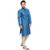 abc garments Men's Kurta and Pyjama Set Blue