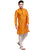 abc garments Men's Kurta and Pyjama Set Gold